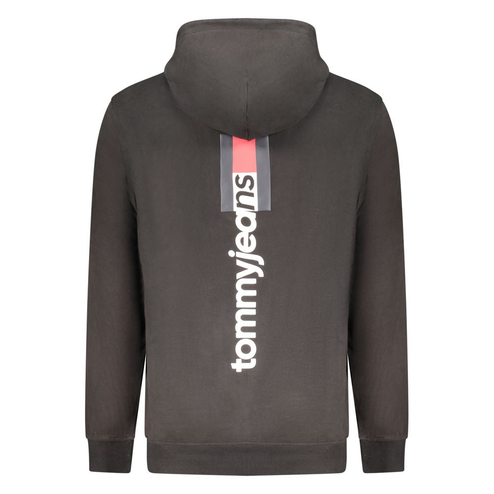 Sweat à capuche Tommy Hilfiger homme en coton noir – TO-46274