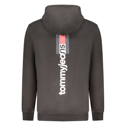 Sweat à capuche Tommy Hilfiger homme en coton noir – TO-46274