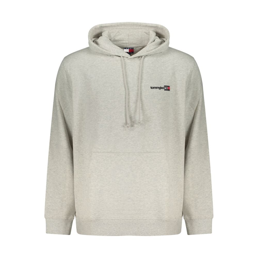 Sweat à capuche Tommy Hilfiger homme en coton gris – TO-46275