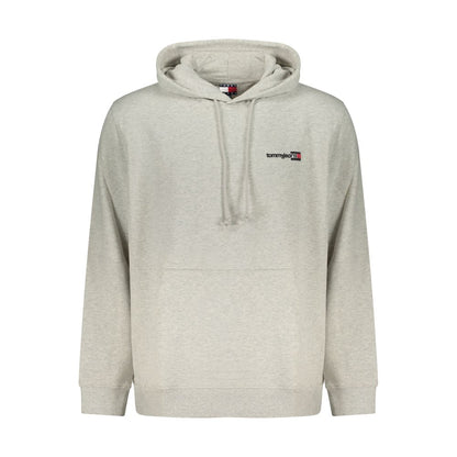 Sweat à capuche Tommy Hilfiger homme en coton gris – TO-46275