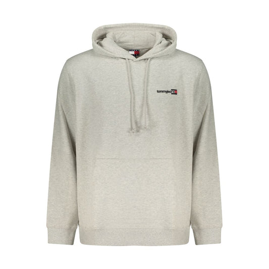 Sweat à capuche Tommy Hilfiger homme en coton gris – TO-46275