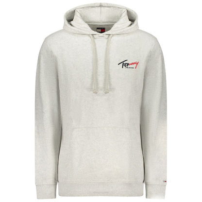 Sweat à capuche Tommy Hilfiger homme en coton gris – TO-46279