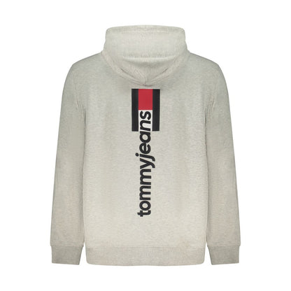 Sweat à capuche Tommy Hilfiger homme en coton gris – TO-46275