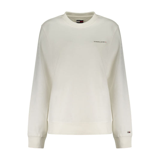 Sweat-shirt Tommy Hilfiger femme en coton blanc – TO-46287