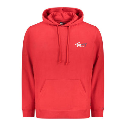 Sweat à capuche Tommy Hilfiger homme en coton rouge – TO-46289