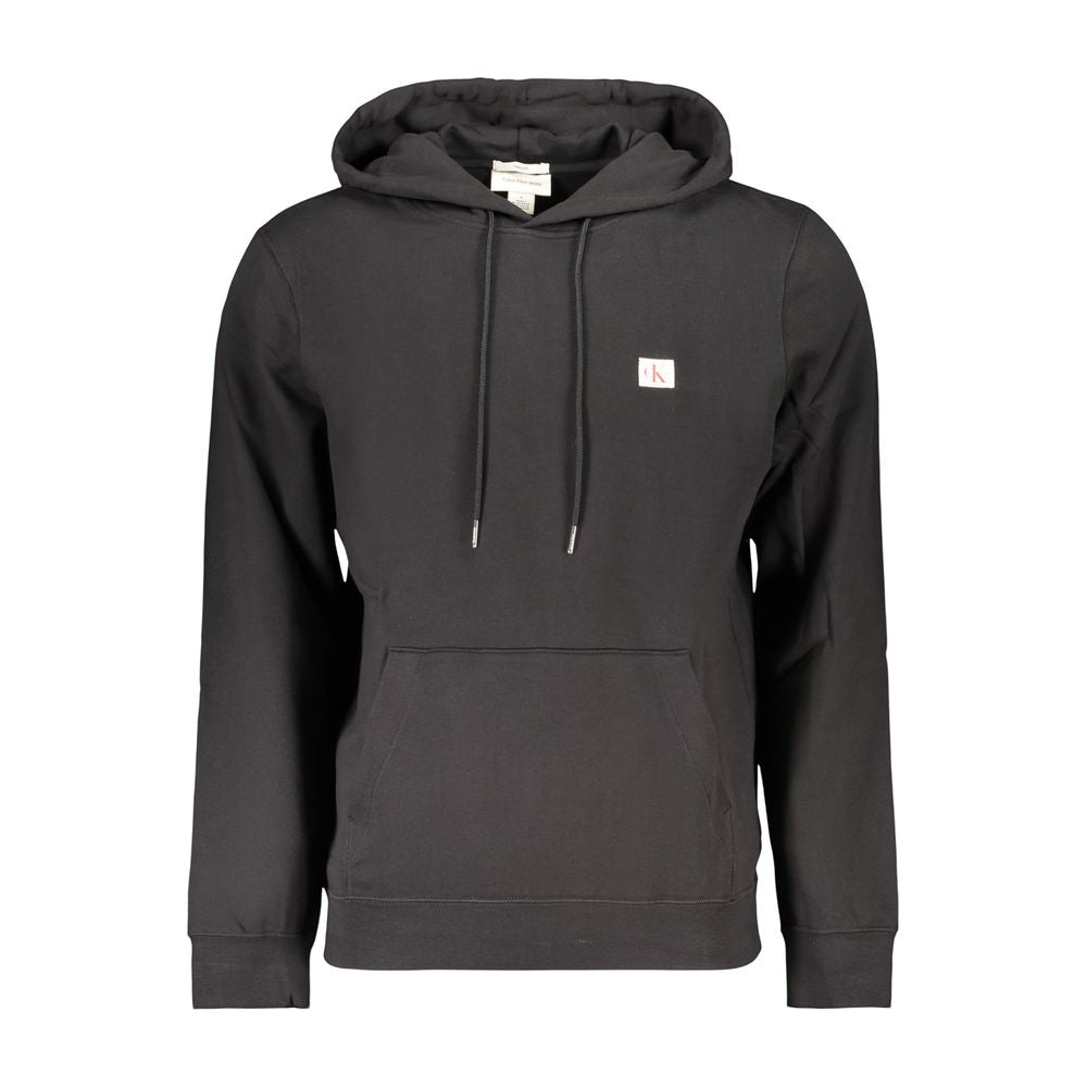 Sweat à capuche Calvin Klein homme en coton noir – CA-46315