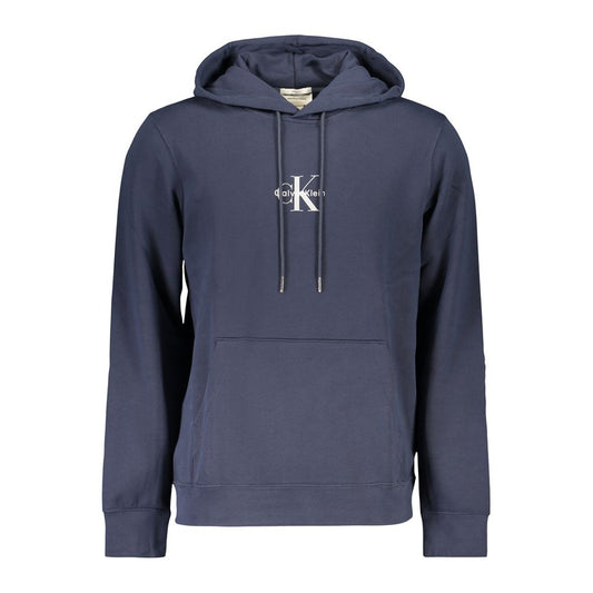 Sweat à capuche Calvin Klein homme en coton bleu – CA-46317
