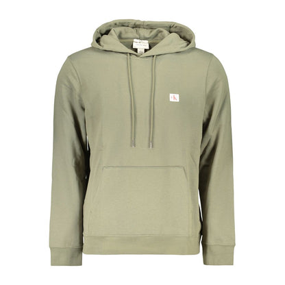 Sweat à capuche Calvin Klein homme en coton vert – CA-46318