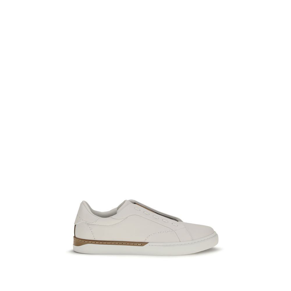 Baskets Fendi homme City en cuir de veau blanc – FE-7E1937A2C9F1XIF