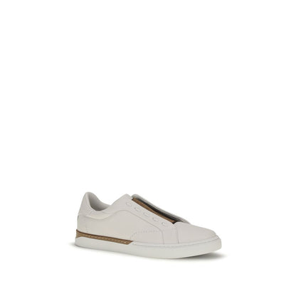 Baskets Fendi homme City en cuir de veau blanc – FE-7E1937A2C9F1XIF
