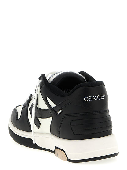 Baskets Off-White homme Out Of Office en cuir de veau blanc et noir – OF-269549