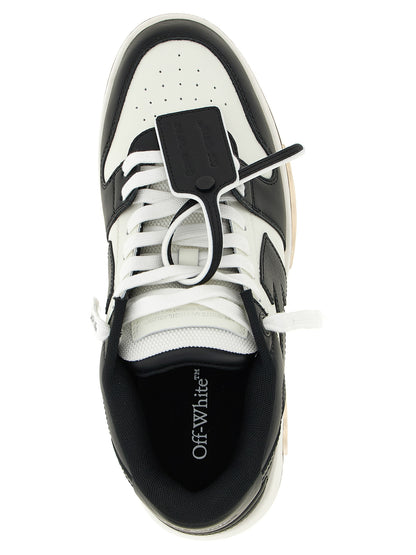 Baskets Off-White homme Out Of Office en cuir de veau blanc et noir – OF-269549