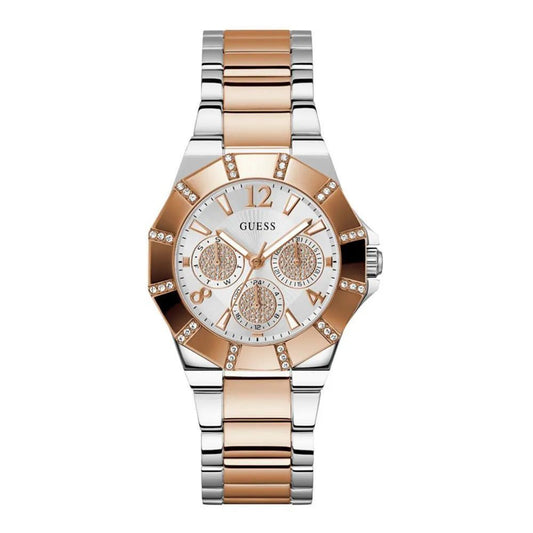Montre Femme Guess GW0616L3 – Acier Gris & Rose | Multifonction | Authentique | HBPS Fashion