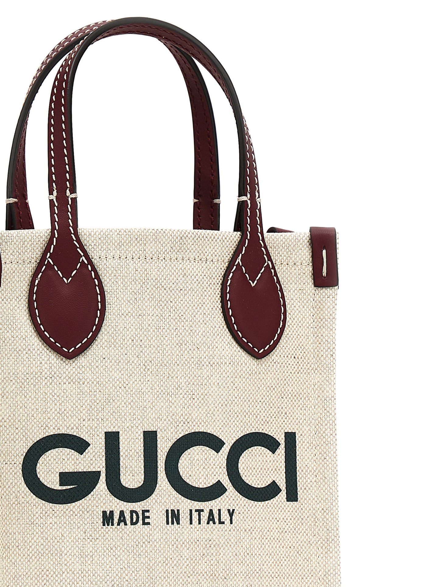 Gucci Beige Polyethylene Handbag