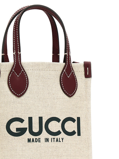 Gucci Beige Polyethylene Handbag