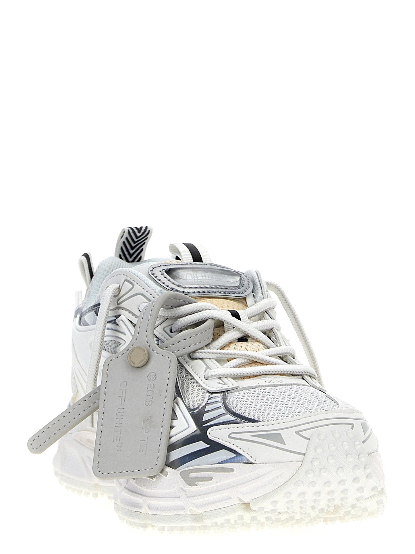 Off-White White Polyethylene Athletic Sneakers