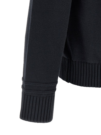 Gucci Blue Cotton Cardigan