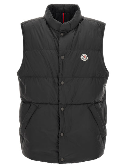 Moncler Black Polyamide Sleeveless Jacket