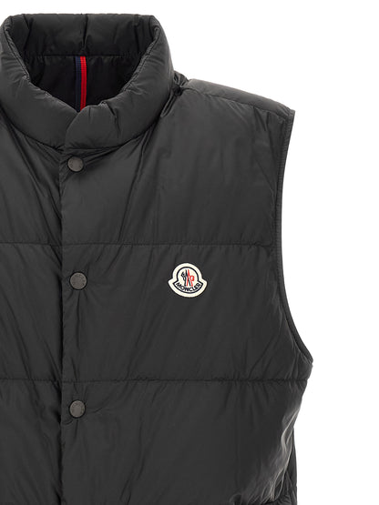 Moncler Black Polyamide Sleeveless Jacket