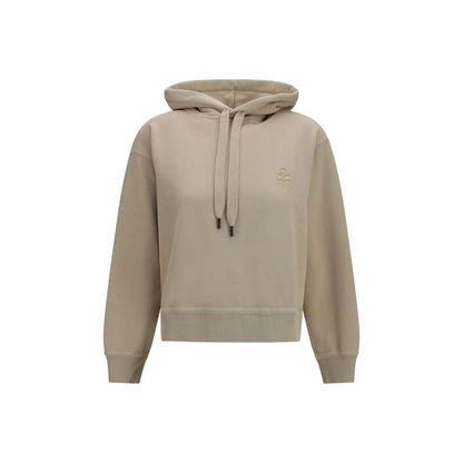 Sweat à capuche Isabel Marant Étoile femme Salmy en coton beige – MA-SW0200FAD1M06E23SD