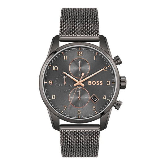 Montre Hugo Boss Homme Chronographe Acier Gris Full Grey 44mm | HBPS Fashion