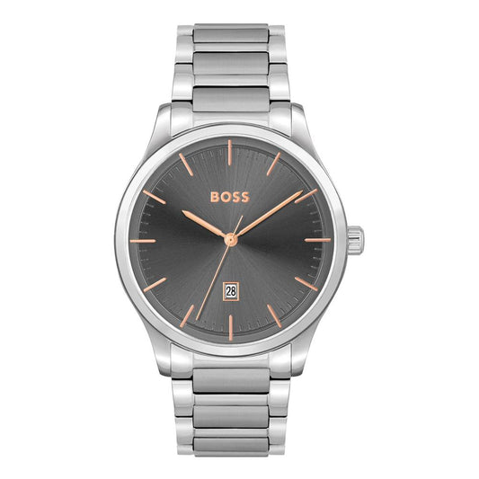 Montre Hugo Boss Reason Homme Acier Gris 43mm – Authentique | HBPS Fashion