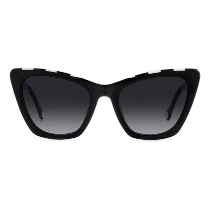 Carolina Herrera Black Acetate Sunglasses