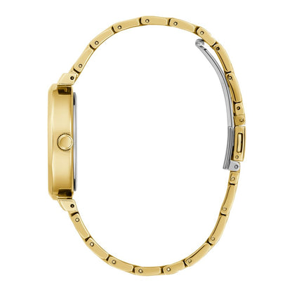 Guess Gold Stainless Steel Dress Watch
