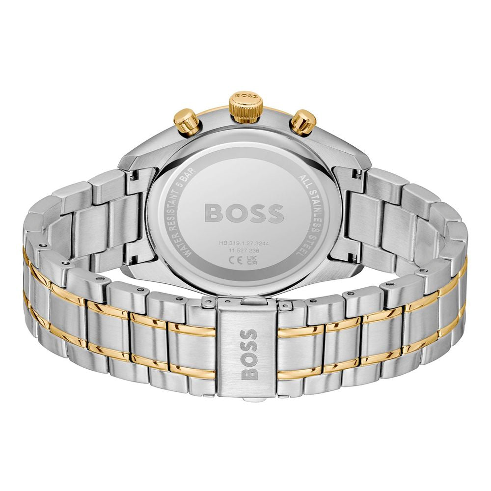 Hugo Boss Gray Stainless Steel Dress Watch