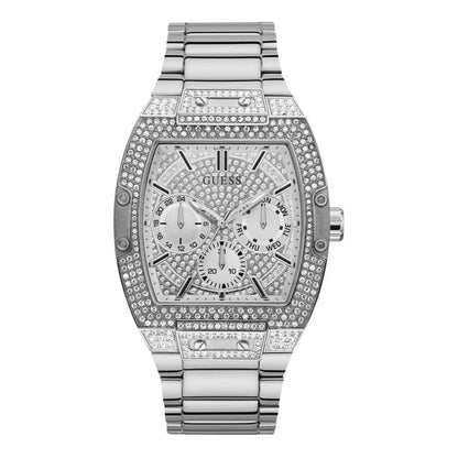 Guess Gray Stainless Steel Dress Watch