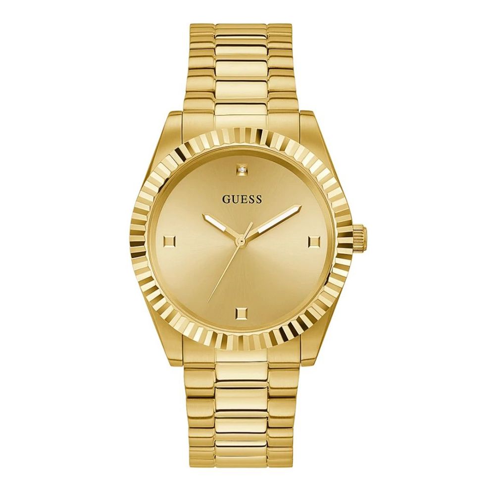 Guess Gold Stainless Steel Dress Watch