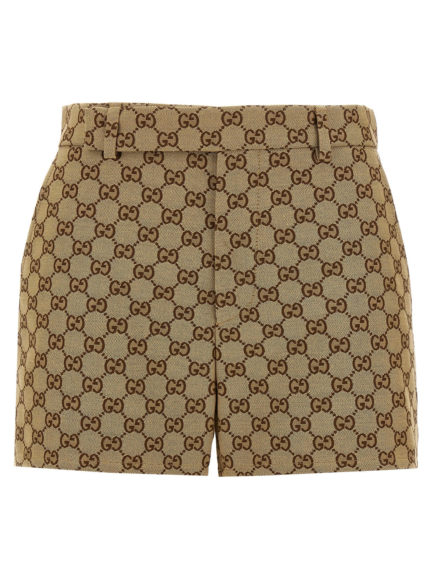 Gucci Beige Cotton Bermuda Shorts