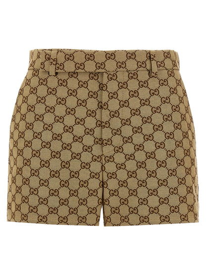 Gucci Beige Cotton Bermuda Shorts