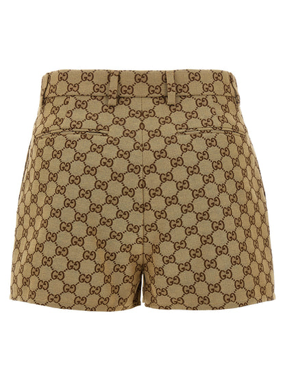 Gucci Beige Cotton Bermuda Shorts
