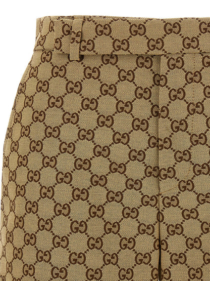 Gucci Beige Cotton Bermuda Shorts