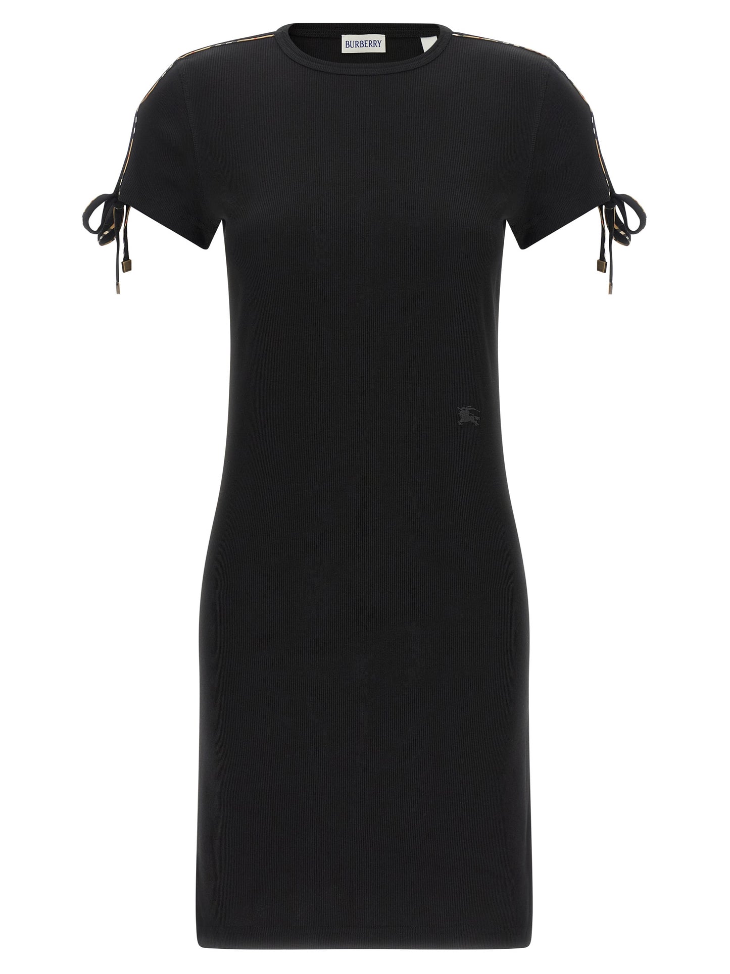 Burberry Black Cotton Short Dress
