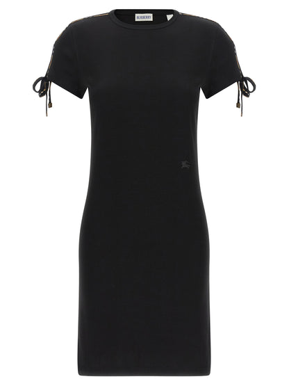 Burberry Black Cotton Short Dress