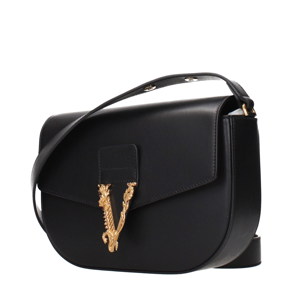 Sac à bandoulière Versace femme en cuir noir – VE15605242953993BT