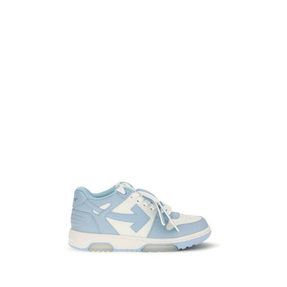 Baskets Off-White femme Out Of Office en cuir de veau bleu – OF-W259C9L0060140
