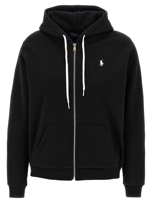 Polo Ralph Lauren Black Cotton Sweatshirt