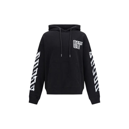 Sweat à capuche Off-White homme Motion Arrow en coton noir – OF-OMBB085F26FLE00L00001