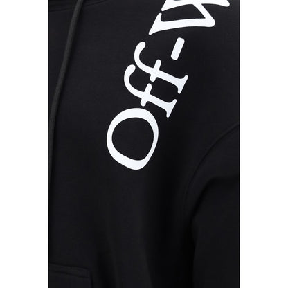 Sweat à capuche Off-White homme Vertical Bookish Skate en coton noir – OF-OMBB085F26FLE00O00001