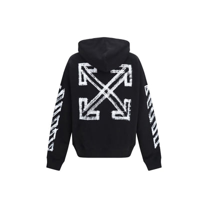 Sweat à capuche Off-White homme Motion Arrow en coton noir – OF-OMBB085F26FLE00L00001