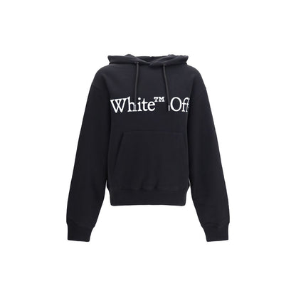 Sweat à capuche Off-White homme Bookish Scarf en coton noir – OF-OMBB12NF26FLE00900001