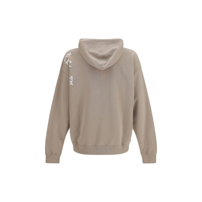 Sweat à capuche Off-White homme Vertical Bookish Skate en coton beige – OF-OMBB085F26FLE00O00031