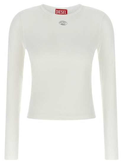 Diesel White Cotton Sportswear
