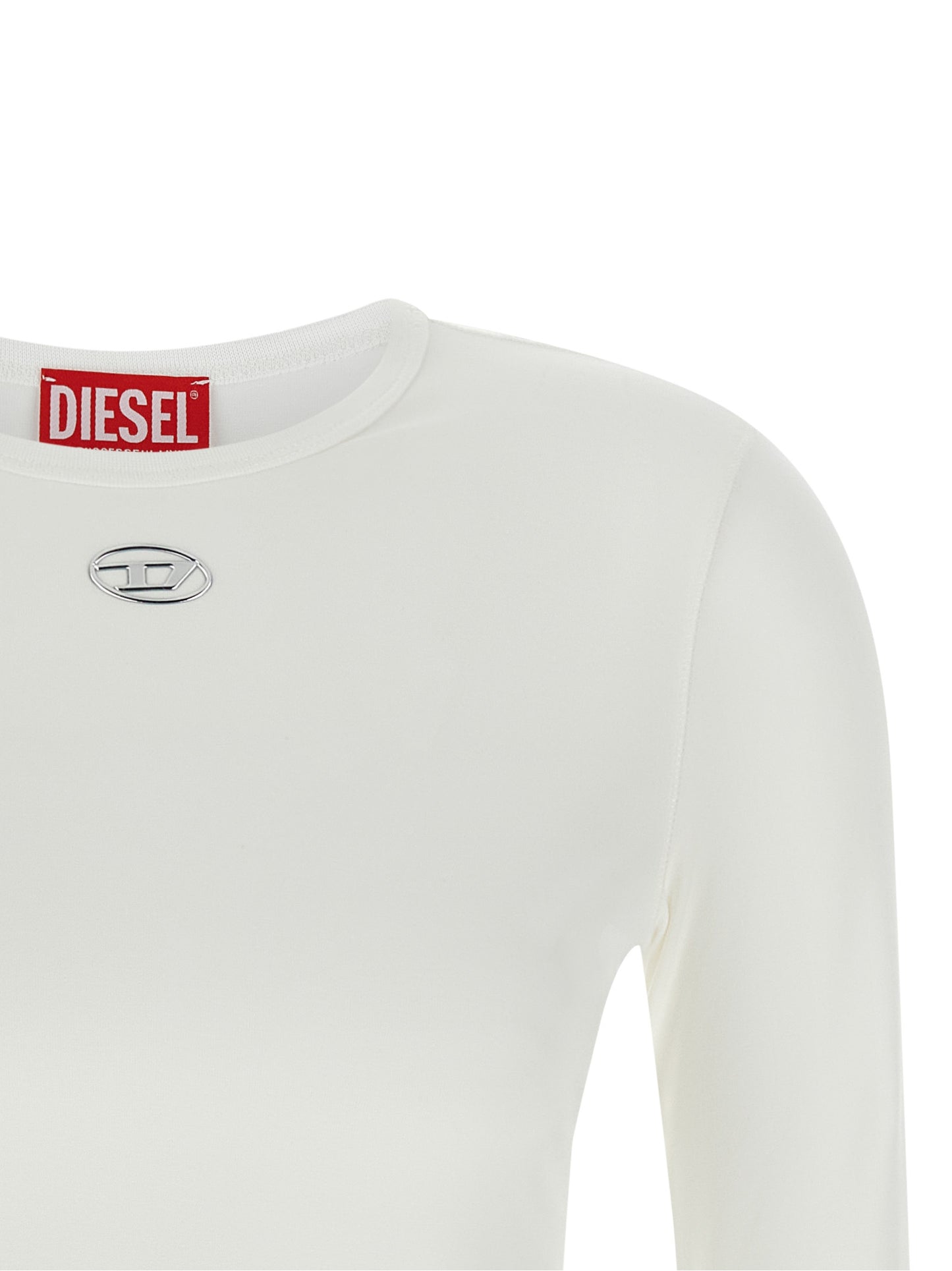 Diesel White Cotton Sportswear