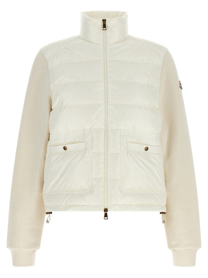 Moncler White Polyamide Cardigan