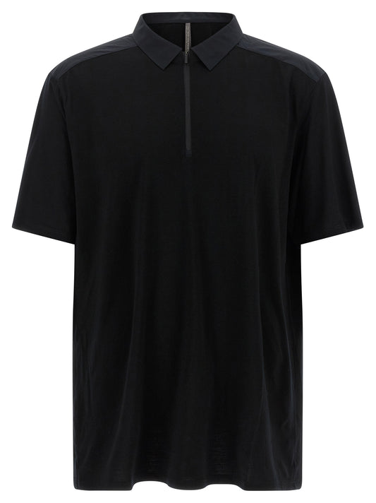 Arc'teryx Veilance Black Wool Polo Shirt