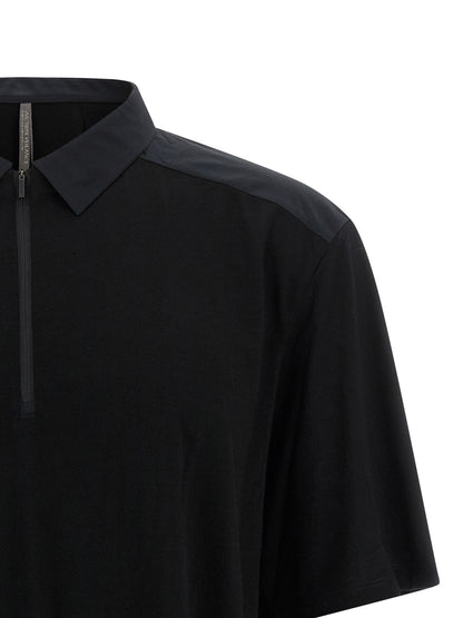 Arc'teryx Veilance Black Wool Polo Shirt